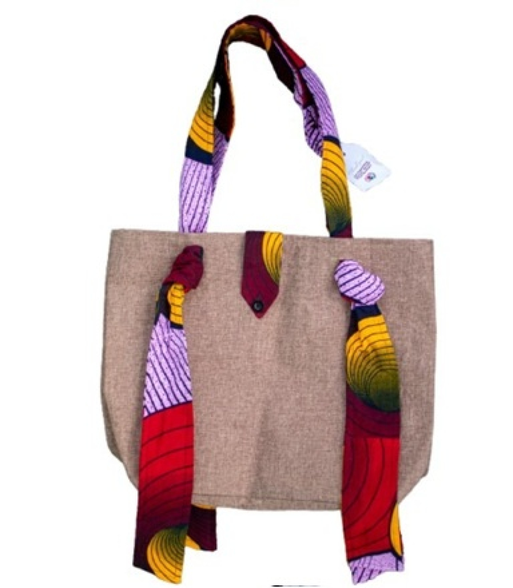 Sunburst Ankara Tote Bag